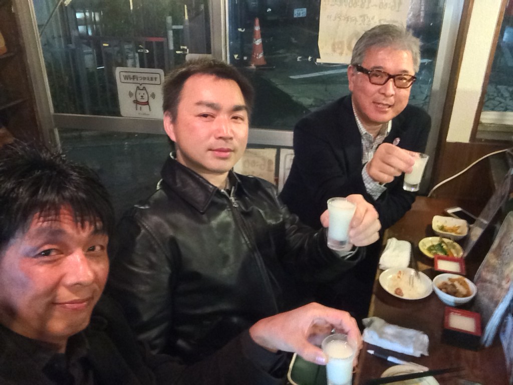 リズムードのメンバー。右から松武秀樹、遠藤誠、高田 展弘。
